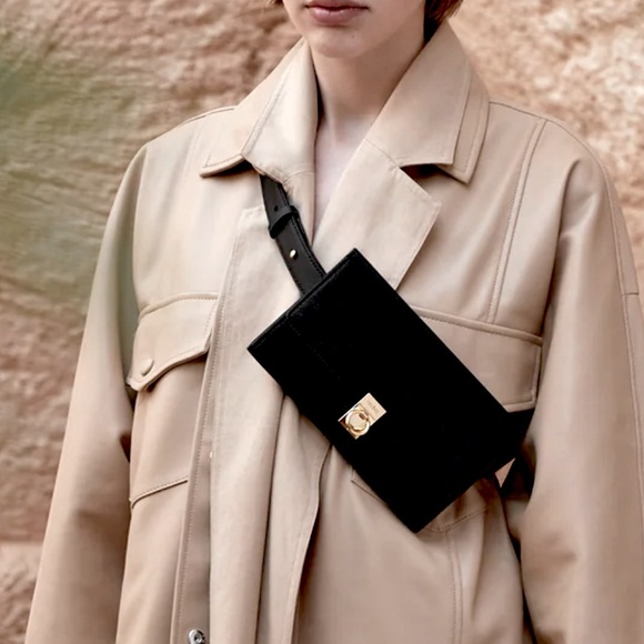 Polene Numéro Sept Belt Bag (Black) - Picture 1 of 13
